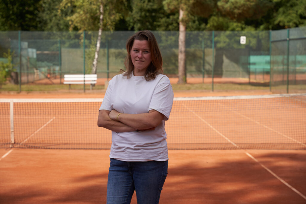 Anke Zaman, Sportwartin des TC Kleinmachnow